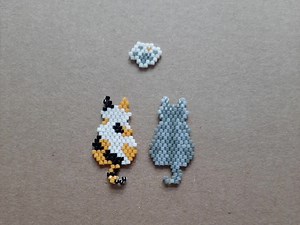 Cute Cats Beading Pattern, Animals Beading, Brick Stitch Pattern, Miyuki Pattern, Seed Bead Pattern, Digital Download PDF File - Etsy
