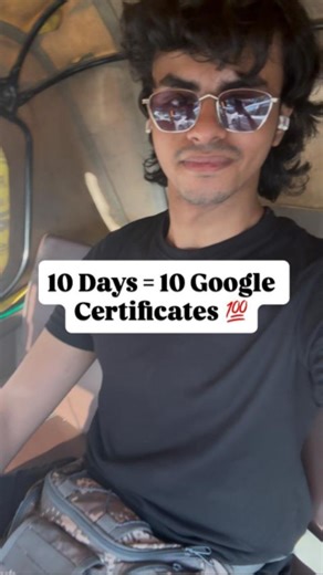 Sanskaar Singh R • AI Wizard on Instagram: "Comment "Google" for links ⚡ Save it & follow for more [ Google Certificates, free certificate, coding, skills]"