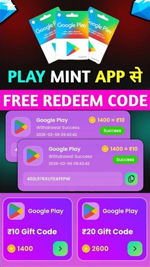 Free Redeem Code App 2026 😱 | Daily New Codes Trick