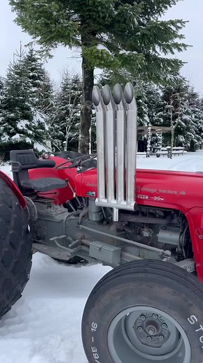 Massey Ferguson MF35 Stainless Steel Straight Pipe Fun Tractor Modifications