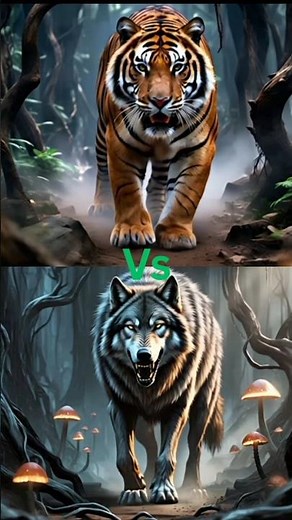 Tiger Vs wolf Vs Puma #shorts #youtubeshorts #tiger