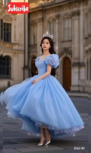 ❄️ Frozen Princess Elsa Inspired Blue Ball Gowns👗✨ | Party & Prom Dresses #disneyprincess #trending