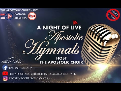 A NIGHT OF APOSTOLIC HYMNS
