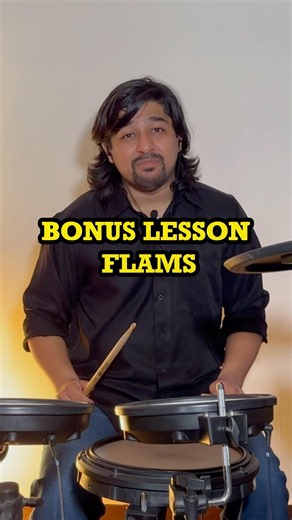Learn how to play FLAM! #flam #rudiments #drumlessonsforbeginners #drumclasses #drumcover #hindisong