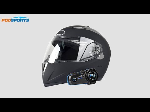 How To Install FX8 AIR Bluetooth Intercom On The Motorcycle Full Helmet