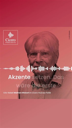 CDU-Rebell Wolfram Wickert