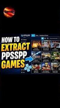 Fastest Way to Extract PSP Games for PPSSPP on Android 🎮 easily 📂