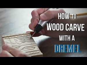 How to Wood Carve/Power Carve with a Dremel - Make a Gift Box!