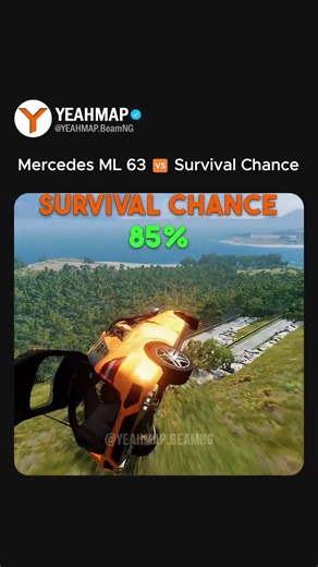 Mercedes ML 63 🆚 Survival Chance - BeamNG.drive