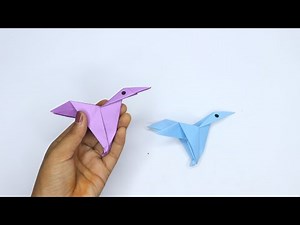 (Tutorial) How to make an Origami Phoenix || make origami at home