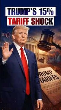 Court Said No… Trump Said 15% Tariffs #trumptariffs #ussupremecourt #trending #fyp #breakingnews