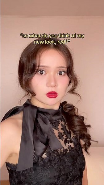 #pov agent red is speechless when she sees her partner’s new haircut