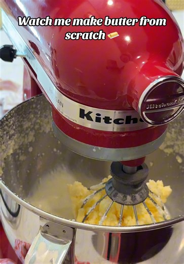Easy Homemade Butter Recipe Using KitchenAid