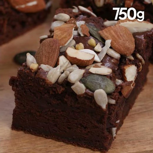 Recette du brownie chocolat et haricots rouges (sans beurre) - 750g