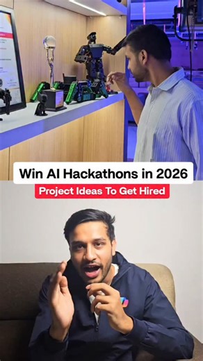 Kushal Vijay on Instagram: "Project Ideas to WIN your first AI Hackathon in 2026 SAVE! Follow the steps mentioned in the reel. Use the websites to find project ideas, these are leaderboards or idea boards of side projects built by people around the world - ideabrowser - shipfast - indiepages - trustmrr Build your MVP using replit and then add features or make changes on top of that to stand out This will help you build thing 10 times faster and add new features to win easily. All the best. { ai 
