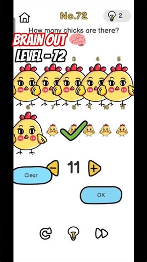 Must play mobile game & Puzzle - Brain Out Level 72 Walkthrough 🧠🔥 #shorts #gamereviews #gaming