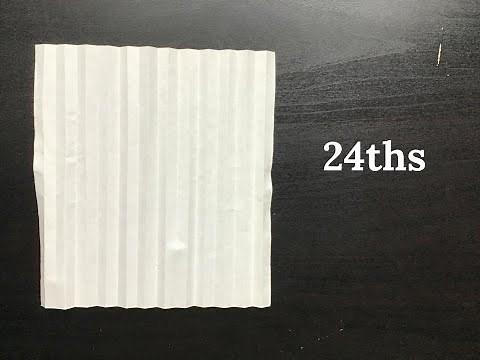 How To Divide A Paper Into 24ths