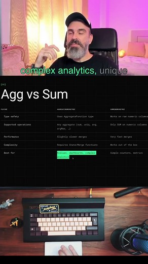 🤔 AggregatingMergeTree vs SummingMergeTree: Which One? ⚡