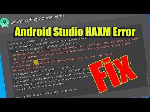 HAXM Installation Failed? Fix Android Emulator Error Easily