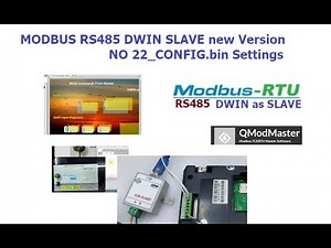 #24 MODBUS RS485 - DWIN as SLAVE - Upgraded - No 22.bin settings