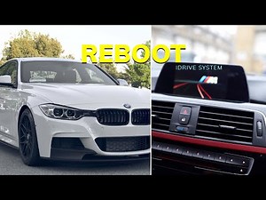 How to reset the iDrive system in the BMW 3 Series?