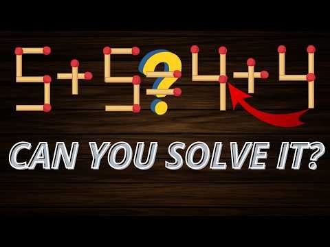 Only a GENIUS can solve this! 🤯 Matchstick Puzzle