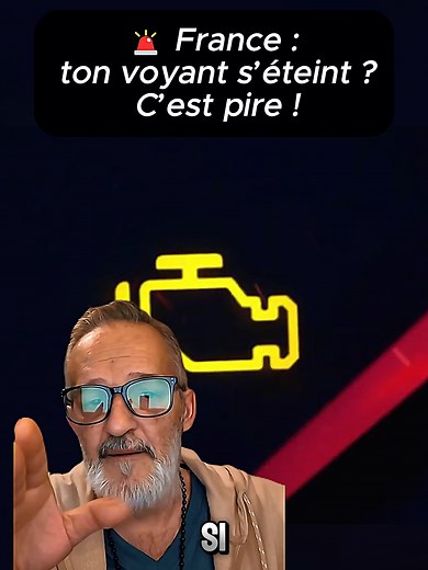 Un voyant qui s'éteint en voiture : attention !