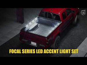Focal Series Truck Bed Interior Exterior LED Light 8 Pod Set w/ Switch