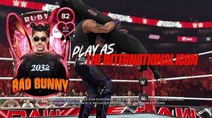 71 reactions · 12 shares | Step into the ring as global megastar Bad Bunny in WWE 2K23 with the Bad Bunny Bonus Pack, available now! | WWE 2K | Facebook