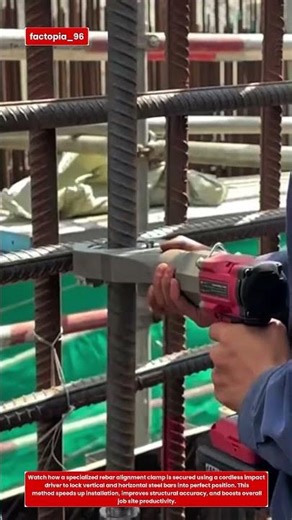 Precision Rebar Alignment Tool in Action — Faster, Stronger Concrete Builds!