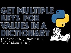 How to get multiple keys for values from a dictionary in Python