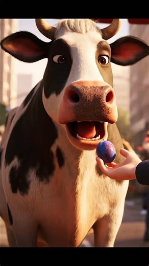 🐮 Magical Cow: From Farm to Space! 🚀✨ #Shorts #Cow #Viral #Magic #Funny