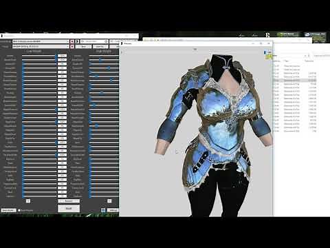 Skyrim SE Converting CBBE to BHUNP Armor Video II