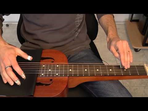Amazing Grace dobro lesson part 1: the melody