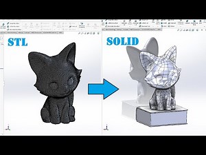 How to convert Mesh to solid in SolidWorks | Scan to 3D