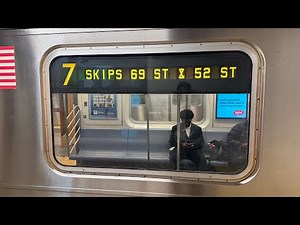 IRT Subway: R188 (7) Train Ride from Flushing Main Street to 34th Street Hudson Yards (Anne Bergen)