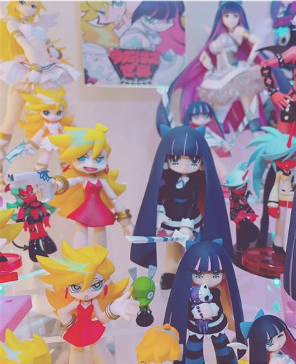 The before & after of my Panty & Stocking display! I’m only missing Scanty now #displaycase#paswg#pantyandstocking#fypppppppppppppp#animefigure