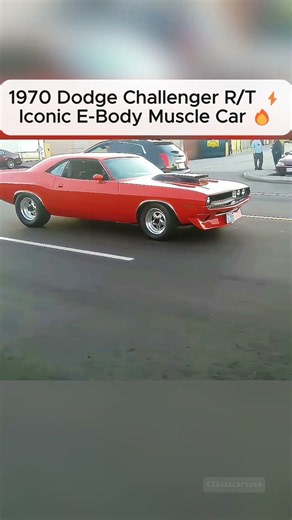The Legendary 1970 Dodge Challenger R/T – What a Machine! 🔥⚡