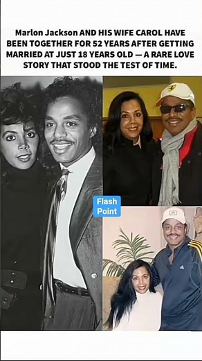 Marlon Jackson & Wife Carol ❤️ 52years of Marriage Since Age 18 #fyp #ytshorts #fypage