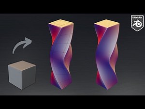 Modeling with Simple Deform Modifiers in Blender