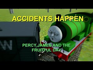 PERCY SMASHED JAMES'S FRUIT TRUCKS | Trainz Remake Clip - Percy,James and the Fruitful Day