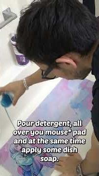 How to Clean Your Mouse Pad (New Method) #mousepad #cleaning #fyp
