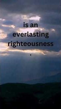 Psalm 119 Part 18 "Your righteousness is an everlasting righteousness." #christianmusic #bible