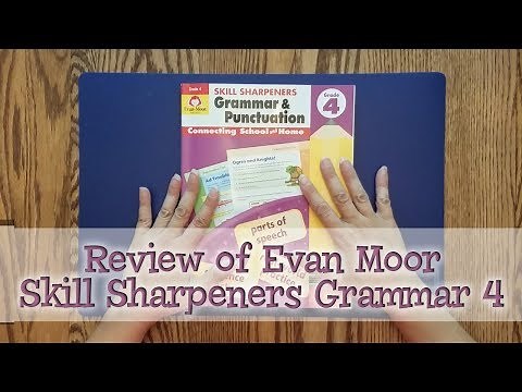 Evan Moor Skill Sharpeners Grammar & Punctuation 4 | Homeschool Curriculum Grammar 4th Grade
