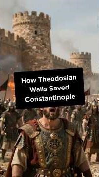 How Theodosian Walls Saved Constantinople #history #facts