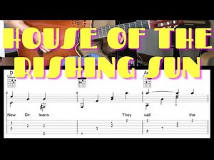 House of the Rising Sun — Fingerstyle Guitar (Tab Included)