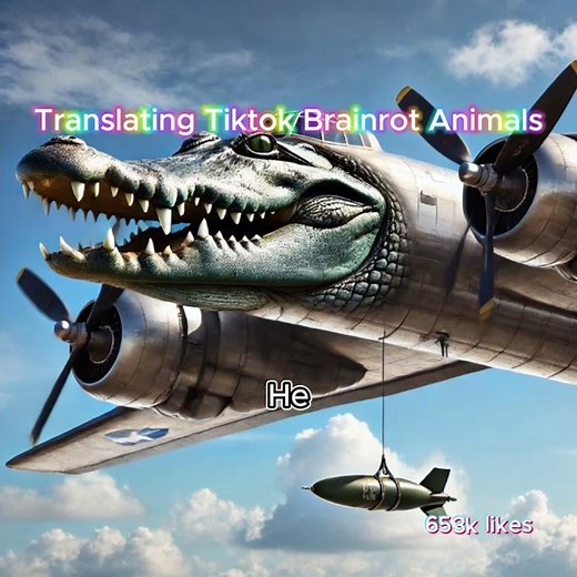 TRANSLATING BOMBARDINO CROCODILO 💀💀💀 #brainrot