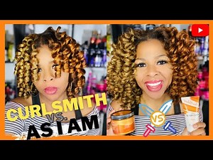 Curlsmith Hair Makeup vs As I Am Curl Color Gel | WHO WON?!