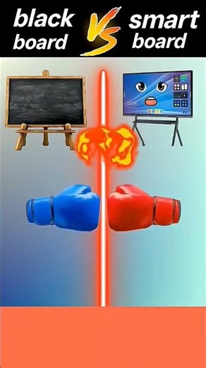 Black Board 🆚 Smart Board ❔ #shorts#trending