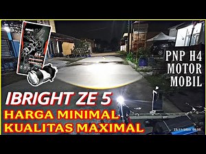 H4 Projector Headlight Review IBRIGHT ZE 5 ‼️ Brightest and Cheapest H4 Headlights